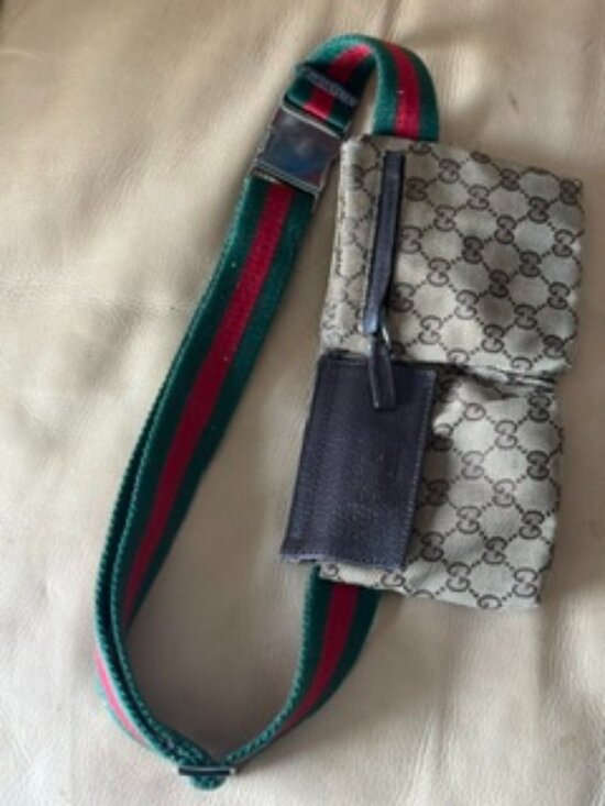 Vintage Gucci Monogram Belt Bag- classic and perfect for Travel main image 4